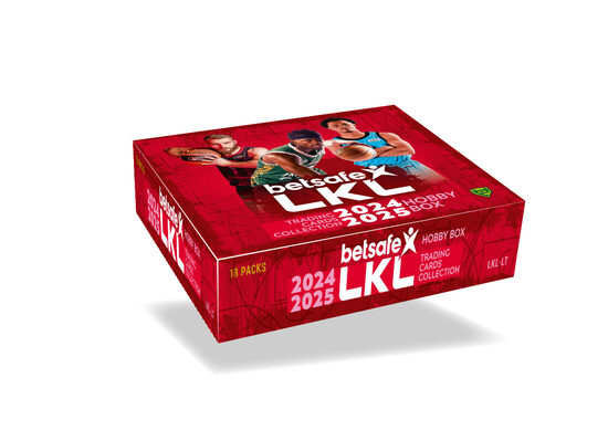 THE BETSAFE-LKL TRADING CARDS COLLECTION 2024/25 1 case HOBBY ( 6 boxes *18 packages) 