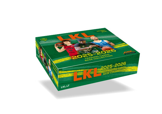 THE LKL TRADING CARDS BASE COLLECTION 2025/26 1 box HOBBY (20 packages) 